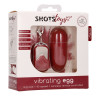 Shots Toys Oeuf vibrant sans fil Splash 8 x 3.4 cm Rouge